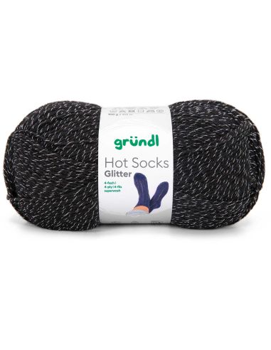 Laine à chaussettes Hot Socks Glitter Gründl