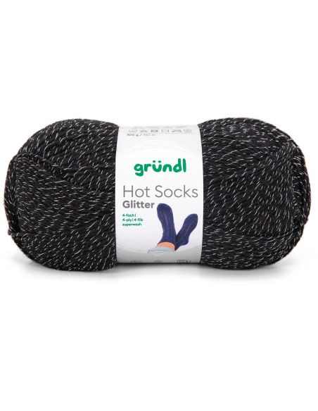 Laine à chaussettes Hot Socks Glitter Gründl