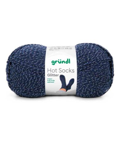Laine à chaussettes Hot Socks Glitter Gründl