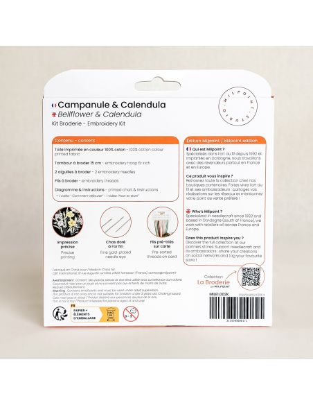 Kit broderie par Milpoint - Campanule