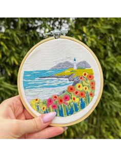 Kit broderie par Milpoint - Côte sauvage