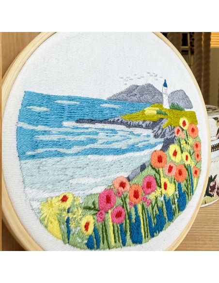 Kit broderie par Milpoint - Côte sauvage