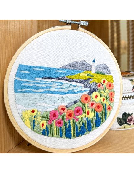 Kit broderie par Milpoint - Côte sauvage