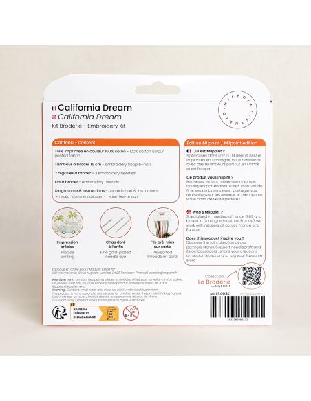 Kit broderie par Milpoint - California dream