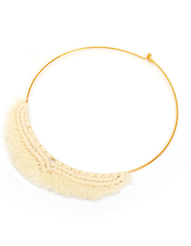 Kit collier en macramé