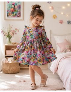 Tissu coton premium - Fée tournesol 2