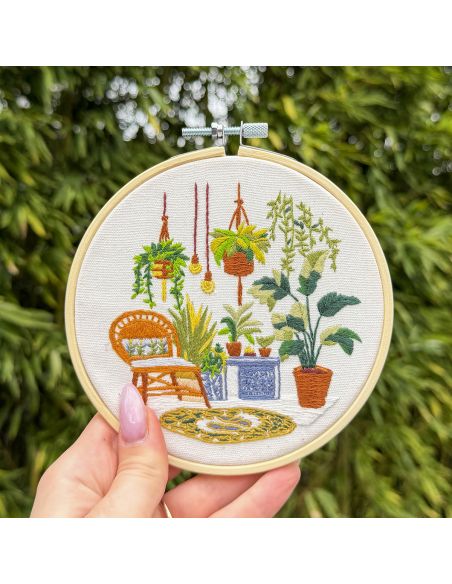 Kit broderie par Milpoint - Dans la véranda