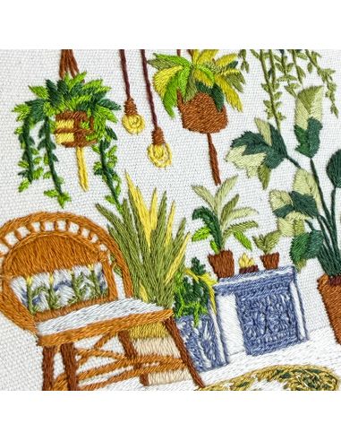 Kit broderie par Milpoint - Dans la véranda
