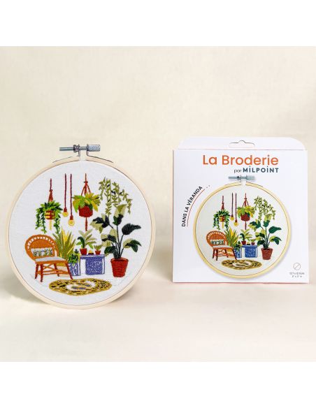 Kit broderie par Milpoint - Dans la véranda