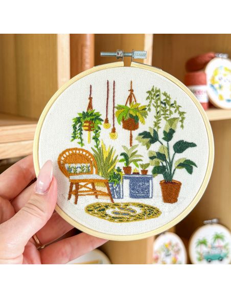 Kit broderie par Milpoint - Dans la véranda