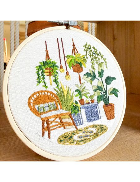 Kit broderie par Milpoint - Dans la véranda