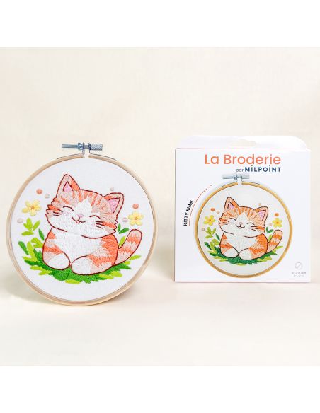 Kit broderie par Milpoint - Kitty Mimi