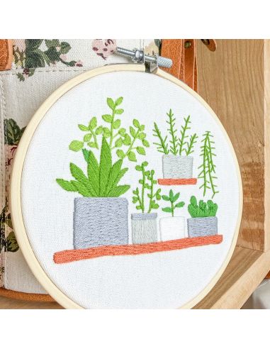 Kit broderie par Milpoint - Nuances de vert