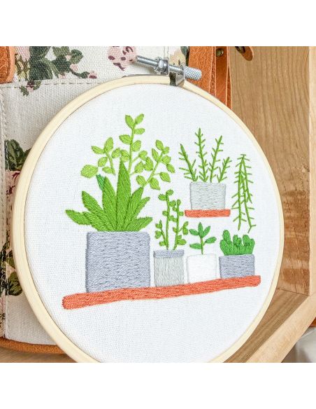 Kit broderie par Milpoint - Nuances de vert
