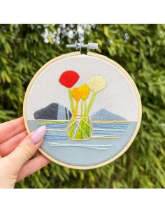 Kit broderie par Milpoint - Horizon fleuri