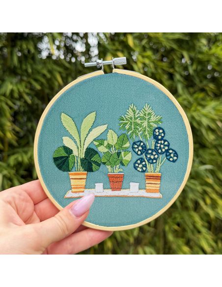 Kit broderie par Milpoint - Green trio