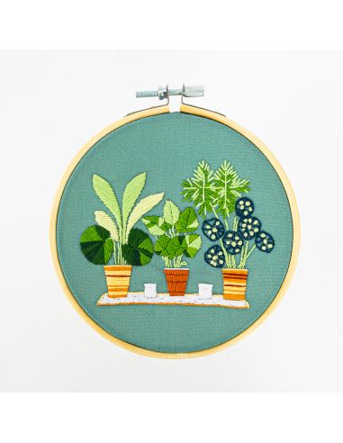 Kit broderie par Milpoint - Green trio