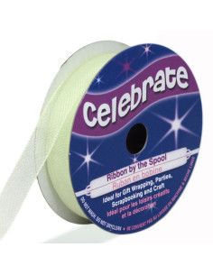 Ruban organza Celebrate vert pâle - 9 mm x 8 m