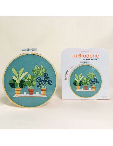 Kit broderie par Milpoint - Green trio