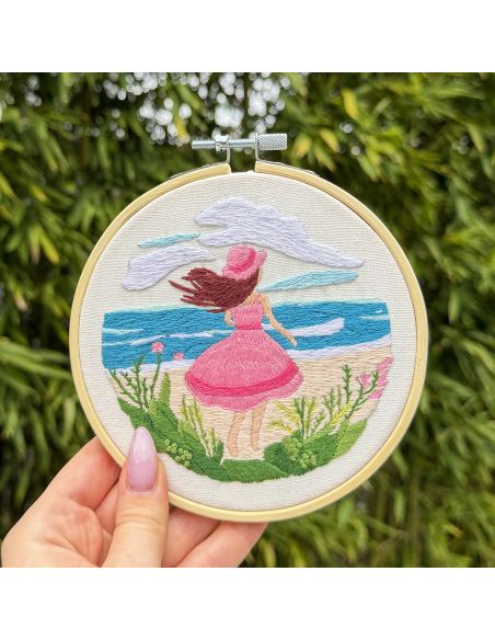 Kit broderie par Milpoint - Souvenirs de plage