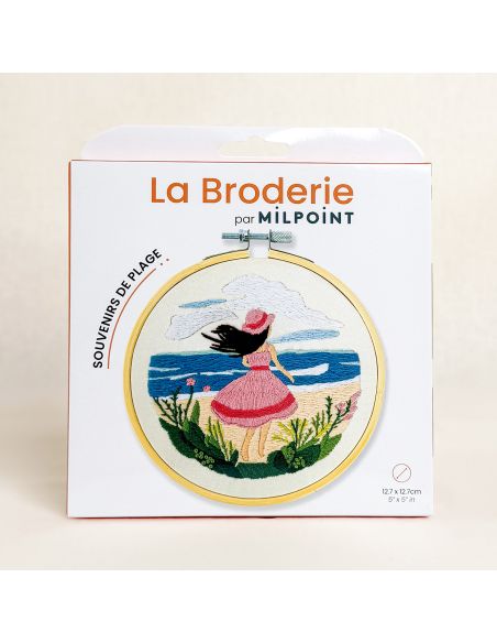 Kit broderie par Milpoint - Souvenirs de plage