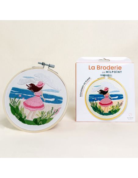 Kit broderie par Milpoint - Souvenirs de plage