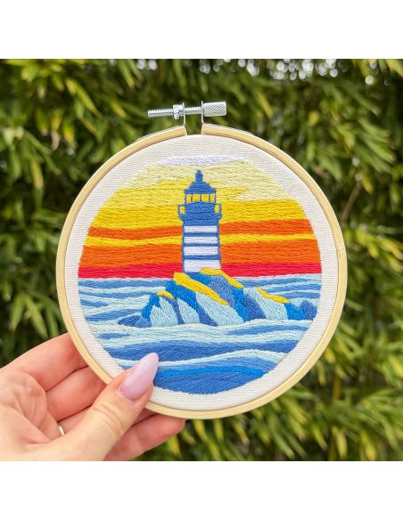 Kit broderie par Milpoint - Phare au crépuscule