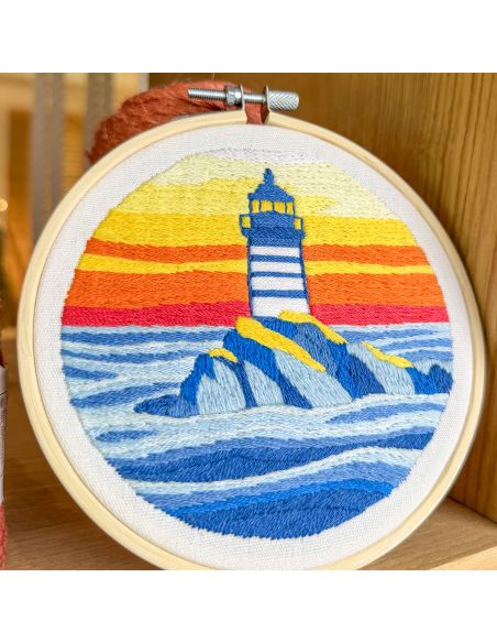 Kit broderie par Milpoint - Phare au crépuscule