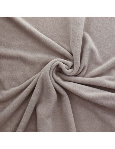 Tissu bouclette éponge - Taupe