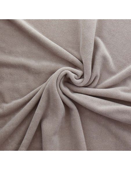 Tissu bouclette éponge - Taupe