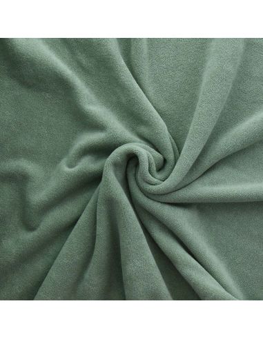 Tissu bouclette éponge - Romarin