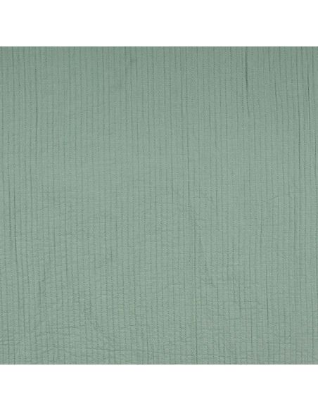 Tissu coton surpiqué - Romarin