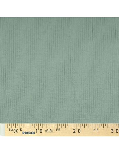 Tissu coton surpiqué - Romarin