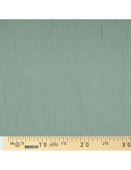 Tissu coton surpiqué - Romarin