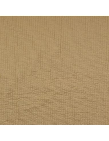 Tissu coton surpiqué - Avoine