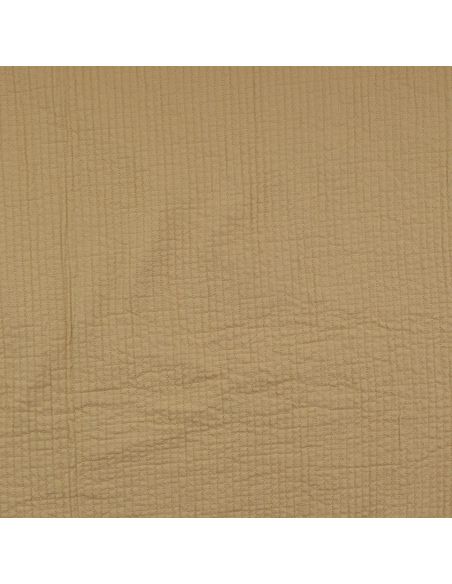 Tissu coton surpiqué - Avoine