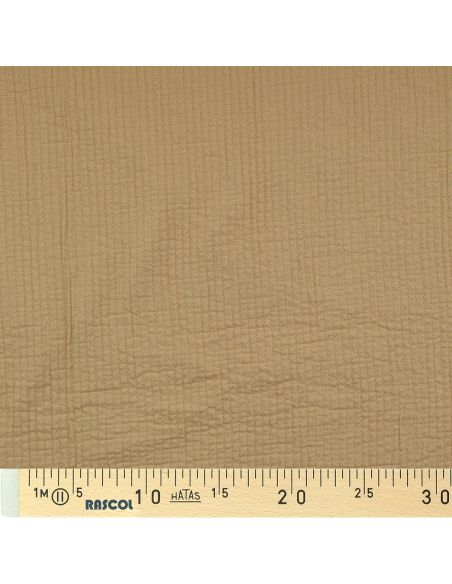 Tissu coton surpiqué - Avoine