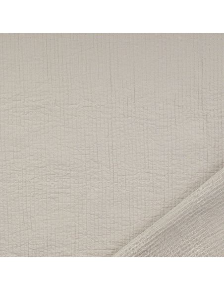 Tissu coton surpiqué - Lin