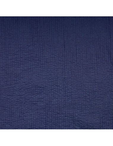 Tissu coton surpiqué - Indigo