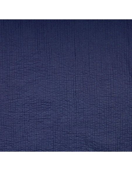 Tissu coton surpiqué - Indigo