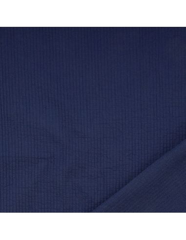 Tissu coton surpiqué - Indigo