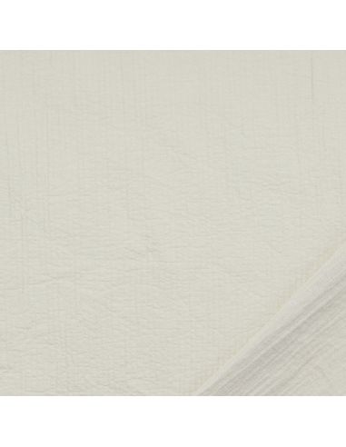Tissu coton surpiqué - Écru