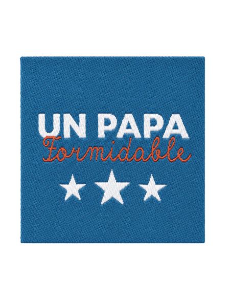 Étiquette tissée à coudre - Un papa formidable
