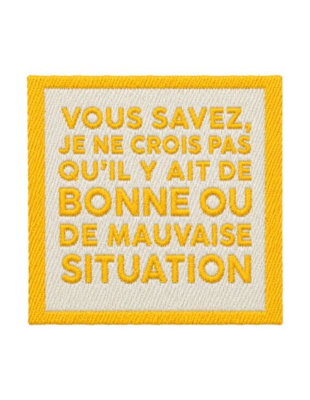 Étiquette tissée à coudre - Vous savez
