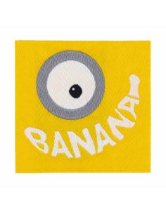 Étiquette tissée à coudre - Banana