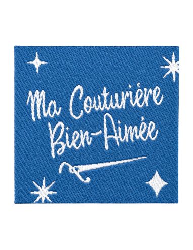 Étiquette tissée à coudre - Ma couturière bien-aimée