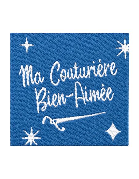 Étiquette tissée à coudre - Ma couturière bien-aimée