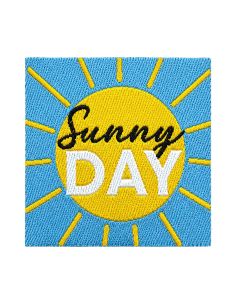 Étiquette tissée à coudre - Sunny Day