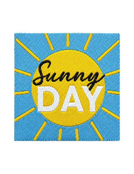 Étiquette tissée à coudre - Sunny Day