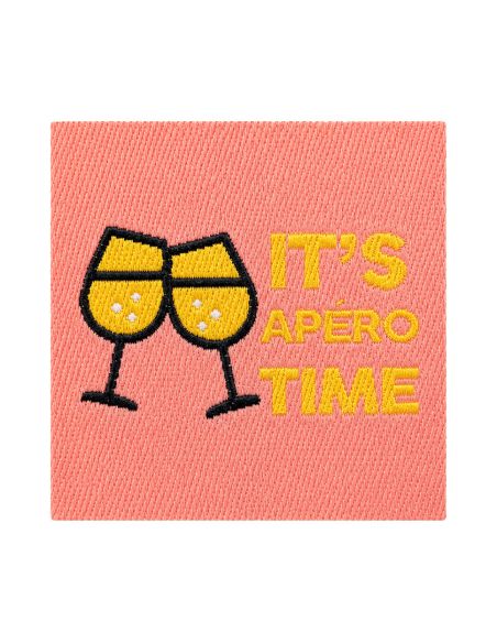 Étiquette tissée à coudre - It's apéro time